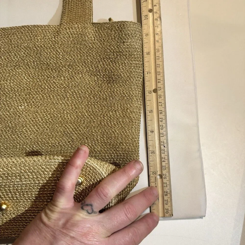 Eric Javits NYC Women's Handbag - Squishee Tote in Peanut Color